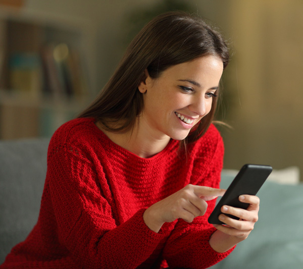 girl on phone